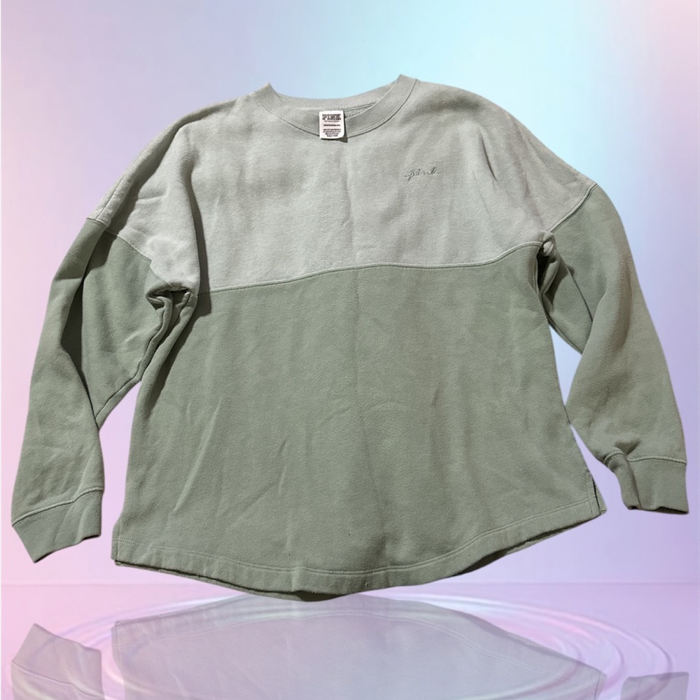 PINK Victoria's Secret Green Sweatshirt